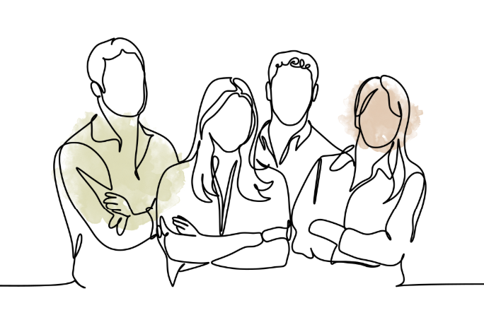 People Line Art