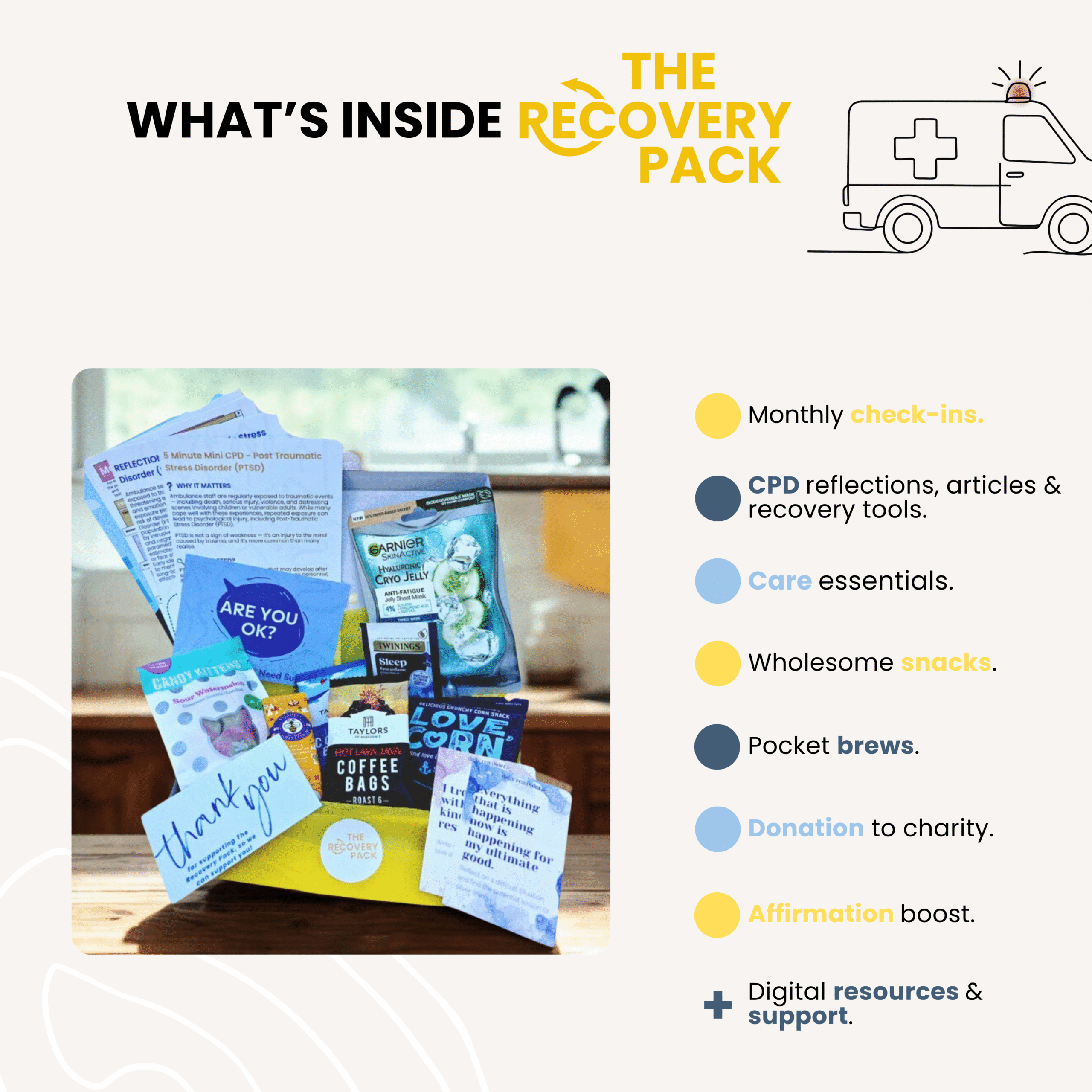What's Inside The Recovery Pack