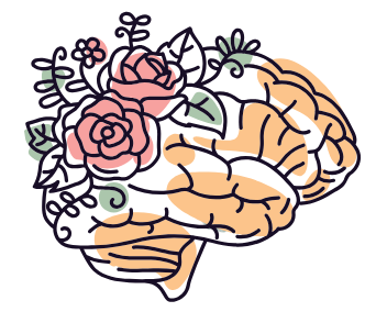 Brain Line Art